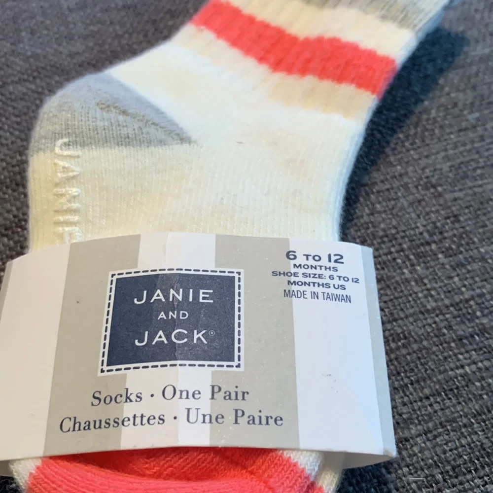 Janie and Jack Baby Boy Bundle 4 Pair of Socks